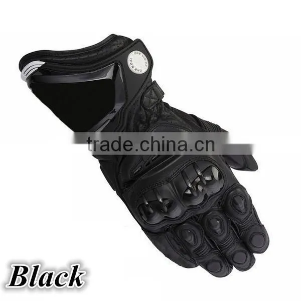 Leather Gloves for Motorcycle Racing Biker Cycling photo-2