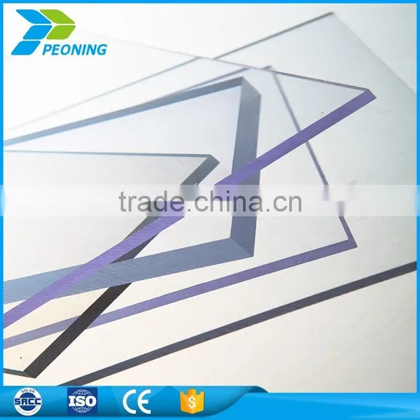 Customized Newest Design Polycarbonate Tensile Strength Clear Patio Conservatory Roof Sheets photo-2