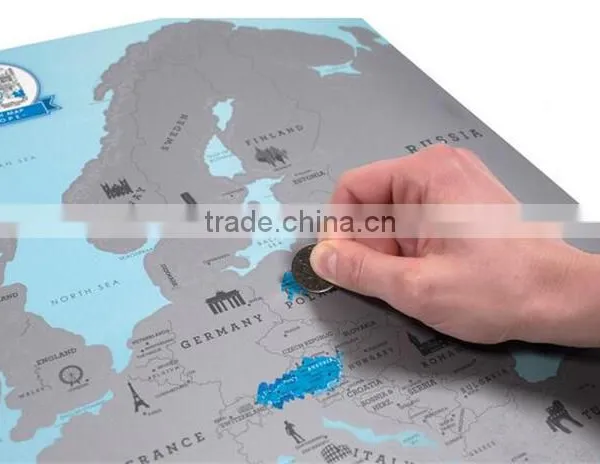 CT-749 World Map of Europe Fun Essential Tour Map New European Version of Travel Map photo-3