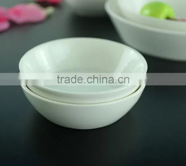 China Supplier New Premium Custom Design White Glazed Porcelain Dinner Set photo-4