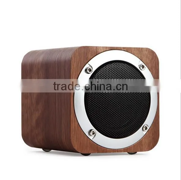 Customizable Logo Portable Mobile Phone Wooden Bluetooth Speaker photo-2