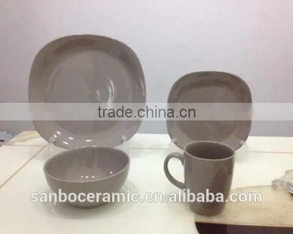 Corelle Dinnerware Sets Wholesale, Square Porcelain Dinnerware Sets Cheap Stocklot Whoesale photo-6