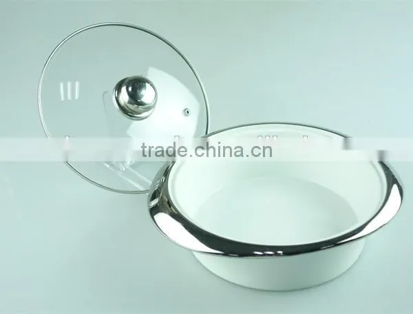 Stock Ceramic Soup Tureen With Glass Lid/cover With Cheap Price photo-3