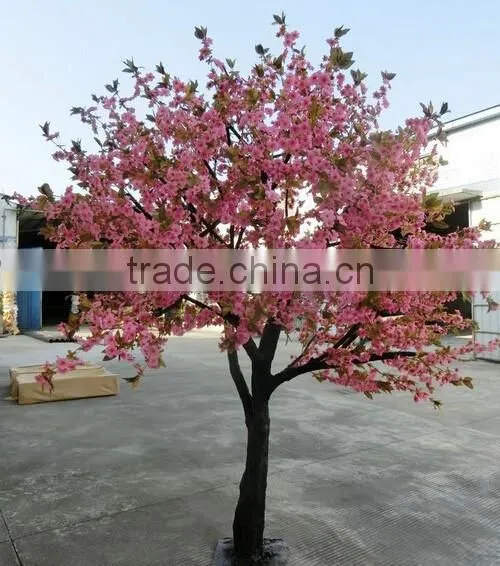 Blooming Tree Top Quality Factory Indoor Decoration Artificial Peach Tree photo-5