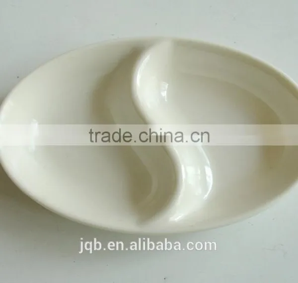 100% Melamine Plate Melamine Snack Tray With 3components photo-5