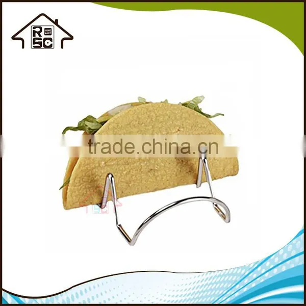 NBRSC 2 Pack Taco Holder Stainless Steel Taco Rack for Soft or Hard Tacos photo-3