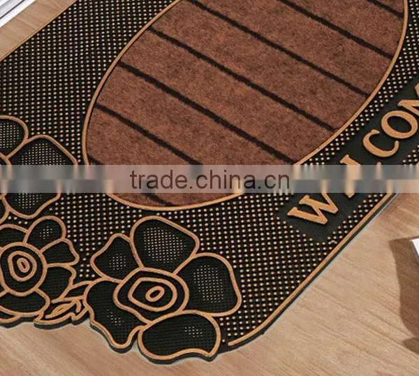 Cheap Leaf Texture Cheap Bathroom Door Mat photo-5