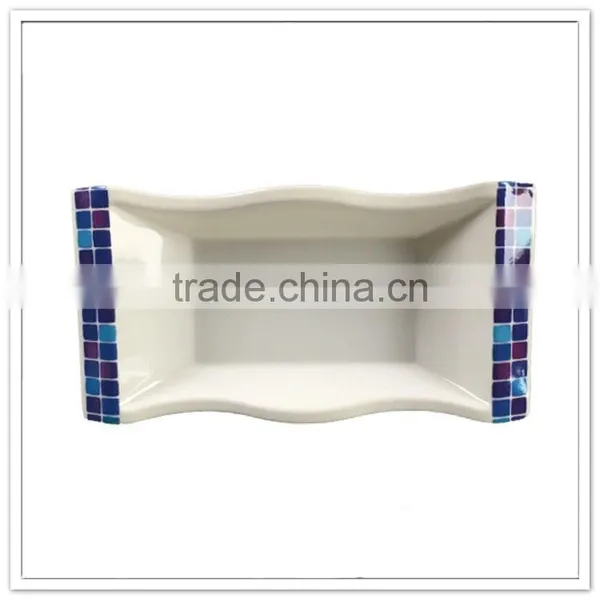 Ex- Factory Price Plaid Green Colored Customize Bowl With Scale photo-4