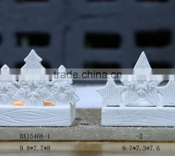2016 Newest Ceramic White Tea Light Porcelain Candle Holders for House Decoration