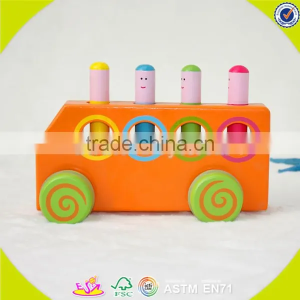 Wholesale Baby Wooden Truck Toy Car Fashion Kids Wooden Truck Toy Car Popular Children Wooden Truck Toy Car W04A147 photo-3