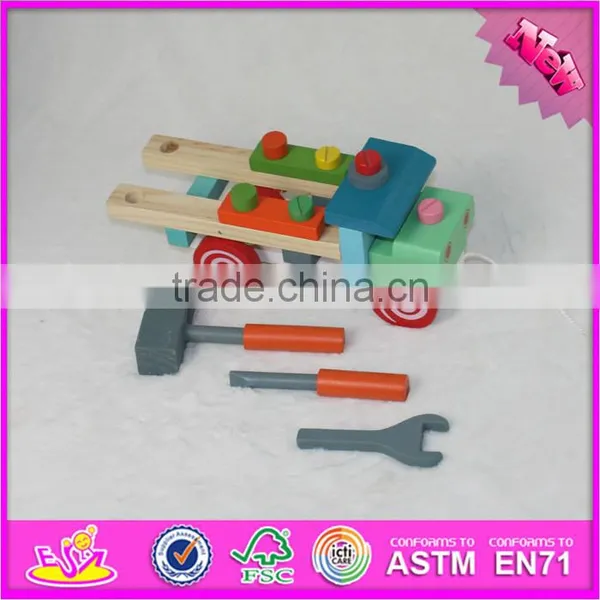 2016 Best Design Educational Children Wooden Toy Screws for Sale W03C026 photo-4