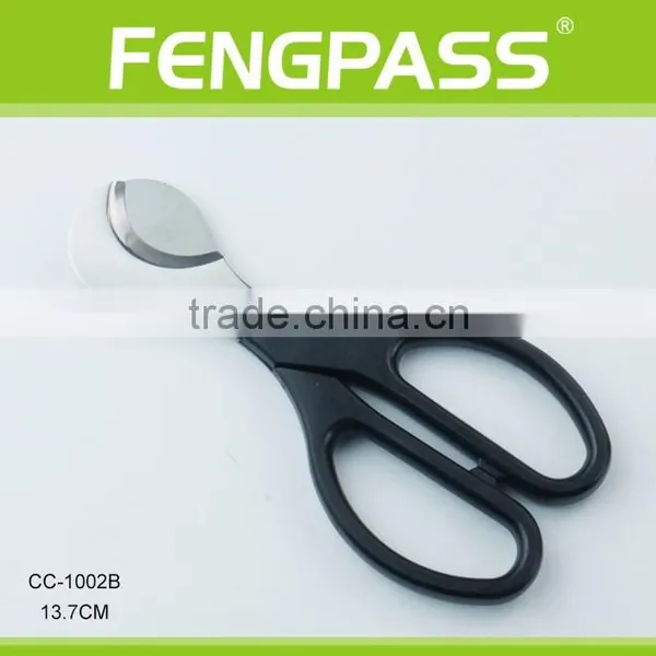 CC-1002B 13.7cm 2CR13 Stainless Steel ABS Plastic Handle Scissors-Shaped Big Cigar Scissors
