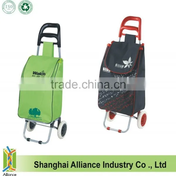 Folding Lightweight Wheeled Grocery Cart Shopping Trolley Bag photo-2