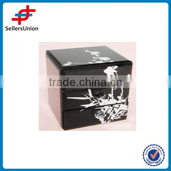 Black Simple Mele Jewelry Boxes