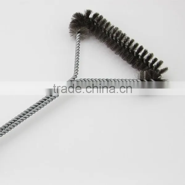 Best Stainless Steel Barbecue Grill Brush With Long Wire Handle photo-2
