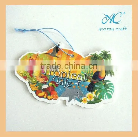 Best Choice Cheap Factory Price Car Air Freshener Use Custom Design Hanging Car Paper photo-2