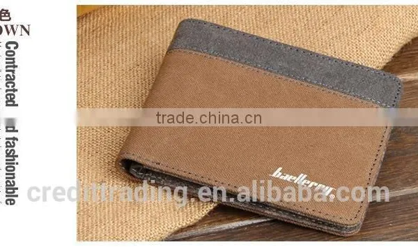 2015 New Style Canvas Men's Wallet on Sell photo-2