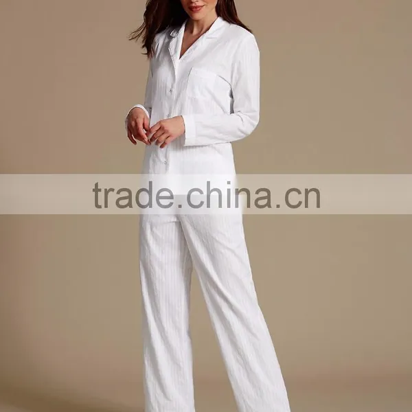 Hot-sale Mature Sleepwear Pure Cotton Striped Long Sleeve Women Sleepwear Pyjama Set Secret Treasures Sleepwear photo-2