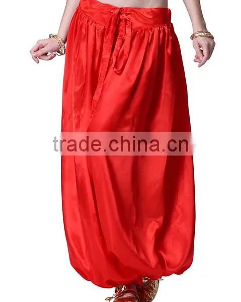 Trendy Tribal Satin Harem Pants