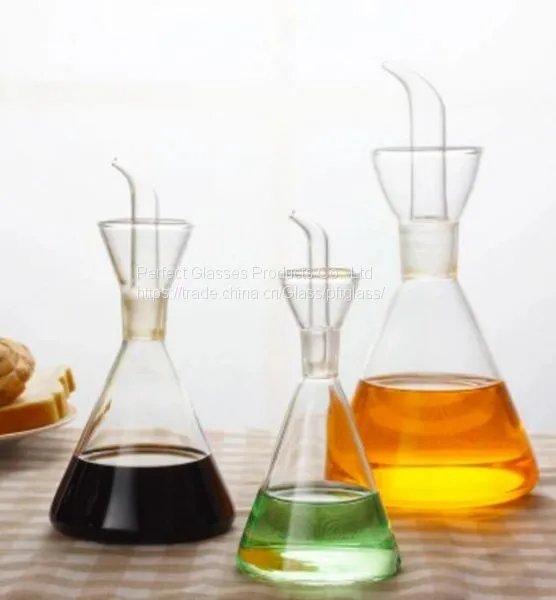 Customize Oil Bottle Glass Oil Storage Bottle Vinegar Bottle Wholesale Glass Oil Bottle photo-3