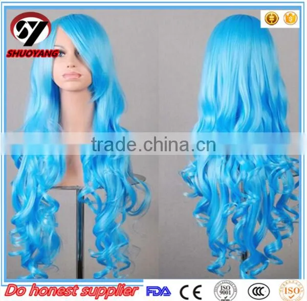 Colorful Fashion Cosplay Wig Bob Style Human Hair Wigs Cheap Party Wigs photo-2