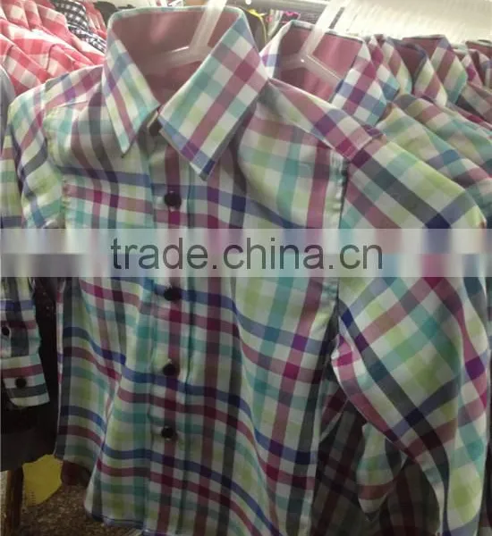 Cotton Children Dress Shirts for Boys Check Boy Shirts photo-5
