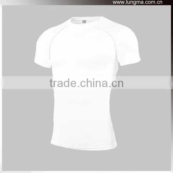 Hot Sale Spandex Polyester Lycra Rash Guard Compression Rashguard photo-3