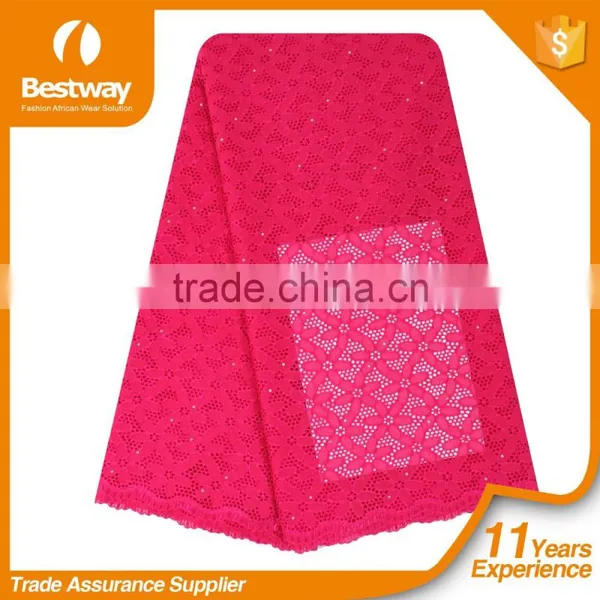 Heavy Lace Swiss Cotton Lace With Embriodery SL0402-6 photo-6