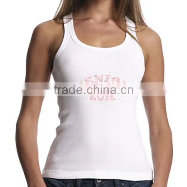Custom Women's Jogging Cotton/Spandex Black Singlet photo-4