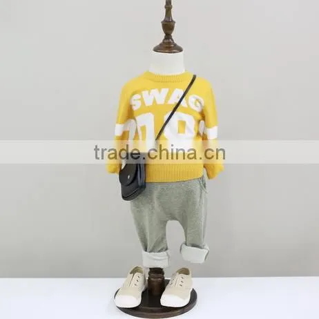 Knitwear Wool Children Children Fashion Sweater Design Fancy Cardigan Man Sweater photo-2