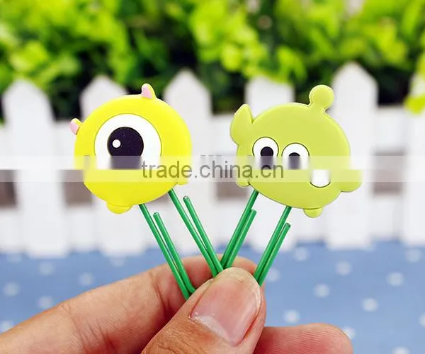 PVC Soft Material Planner Clip Cartoon Creative Paper Clip Planner Accessories photo-6