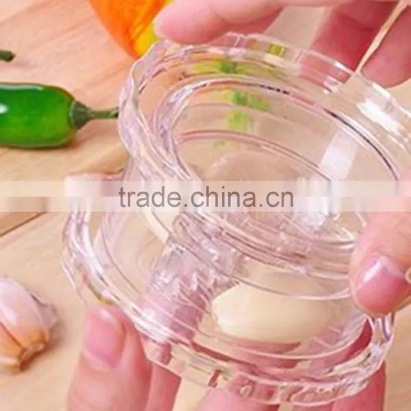 Garlic Peeler Kitchen Tool Ginger Helpful Crusher Garlic Presses Plastic Box Novelty Households Vegetable Cutter Kitchen KC1019 photo-2