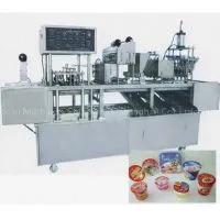 Automatic Yogurt Cup Filling and Sealing Machine
