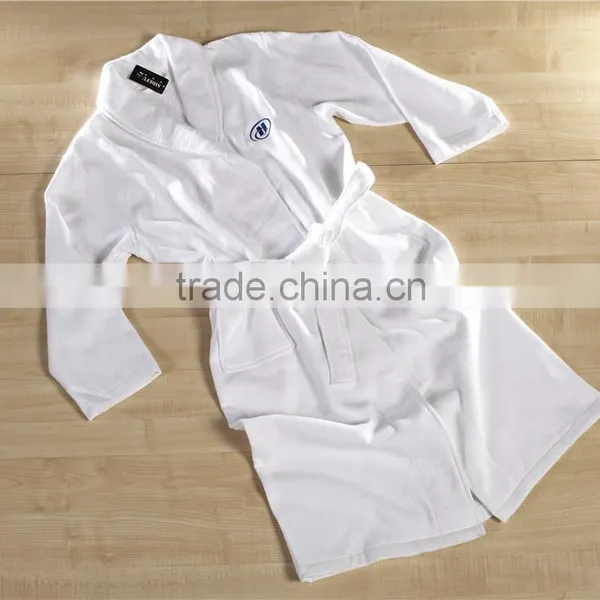 High Quality 100% Cotton Luxury Hotel Waffle Bathrobe photo-4
