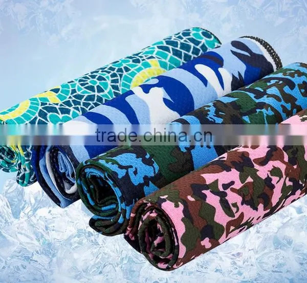 Sport Cooling Towel, Polyester/polyamide Microfiber Ice Towel
