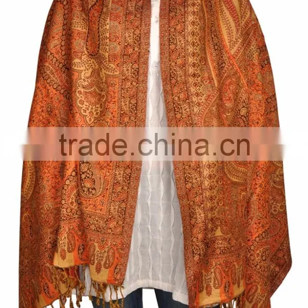Double Printed Pashmina Stole & Shawl photo-6