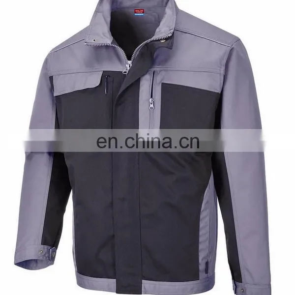 Customized Polycotton Drill Multifunctional Pocket Good Quality Work Jacket photo-4