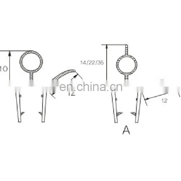 PVC Shower Door Water Proof Strip for the Bottom of the 6mm, 8mm, 10mm, 12mm Glass Doors photo-2