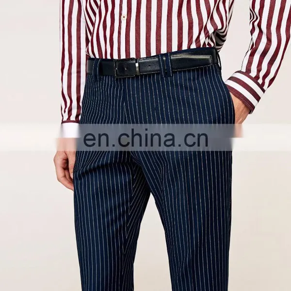2017 Dongguan Wholesale Custom Slim Fit Suit Trousers For Men photo-3