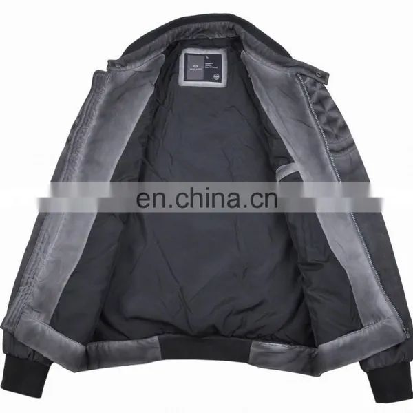 2015 Last Fashion Spring Handsome Motrocycling Man Leather Jacket photo-2