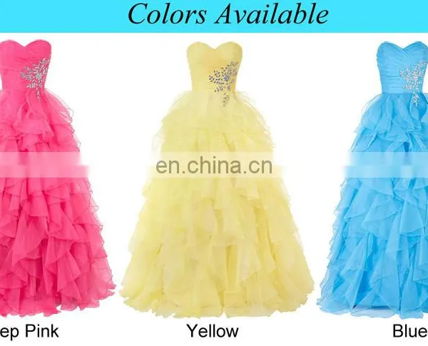 Grace Karin Strapless Off Shoulder Organza Long Western Boutique Dresses CL3411-1 photo-6