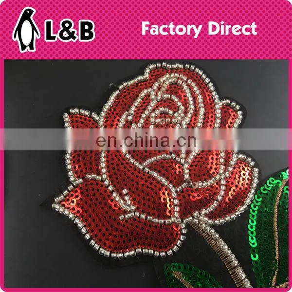 Wholesale New Design Popular Fashion Sequin Patch With Beads photo-4