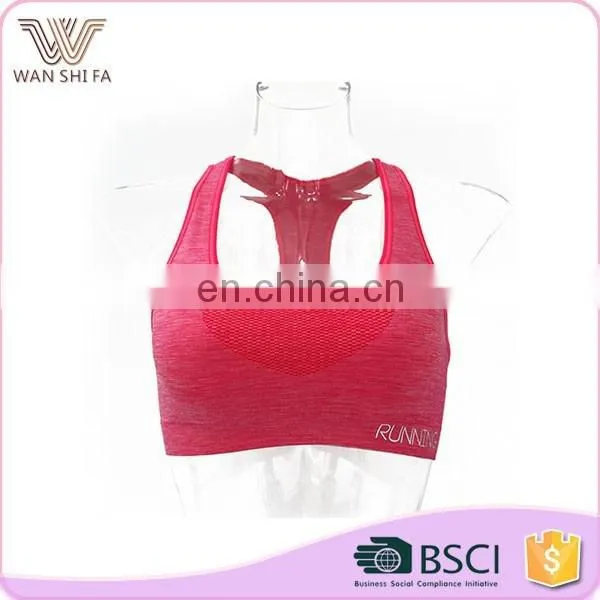 2015 High Quality Fashionable Cheap Wholesale Athletic Breathable Sport Bra Women