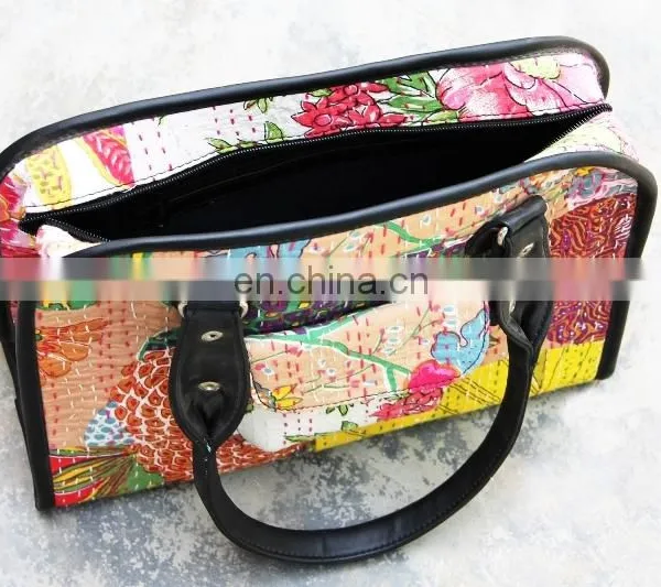 Indian Kantha Luxury Designer 100% Cotton Women Bags photo-6
