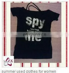 2013 Summer T-shirt Used Clothing Second Hand Clothes