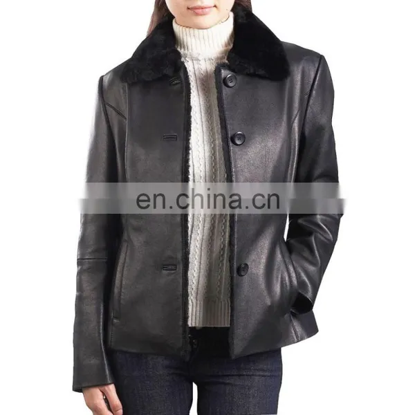 Leather Jacket, Women Finished Leather Jacket, Pakistan photo-4