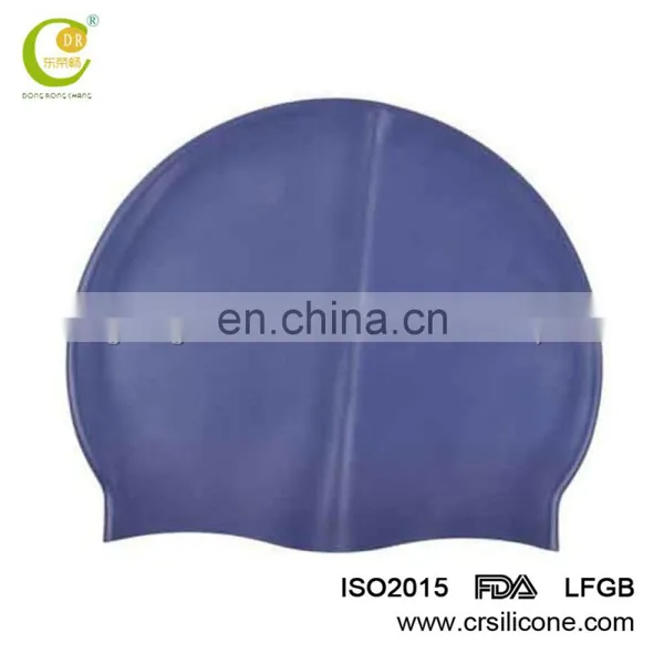 Kids Sports Silicone Material Swim Cap Flexible Durable Swimming Hat Black Yellow photo-2