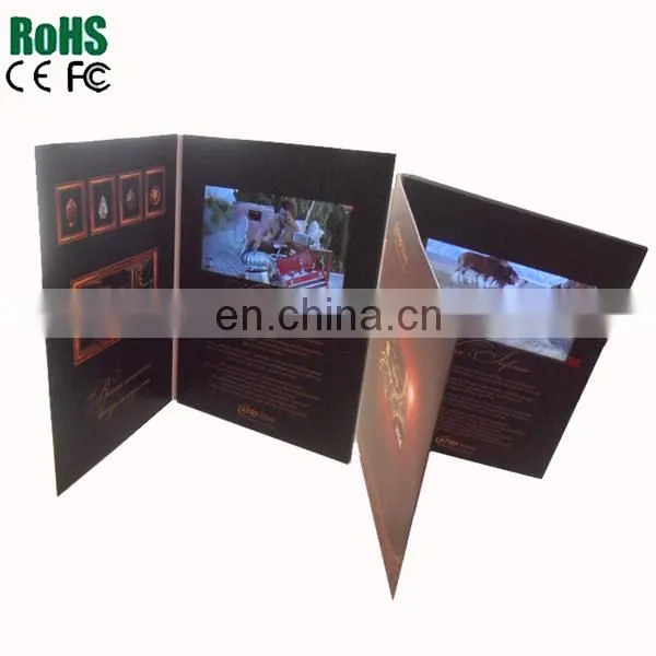 A4 Lofty Customizd Company Annual Advertise LCD Greeting Card photo-2