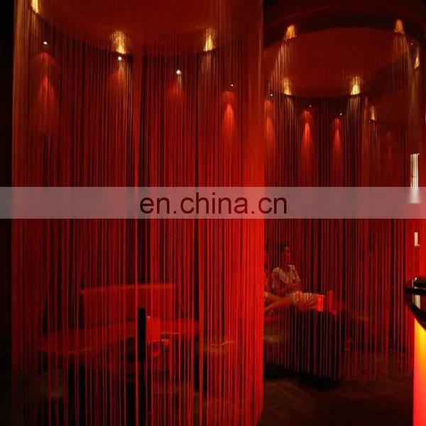 Red Romantic Restaurant Partition String Curtain