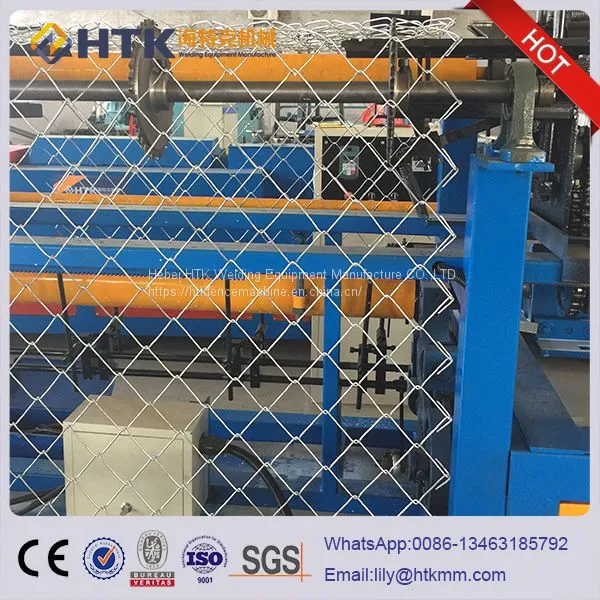 Automatic Chain Link Fence Machine Diamond Wire Mesh Fence Machine photo-4